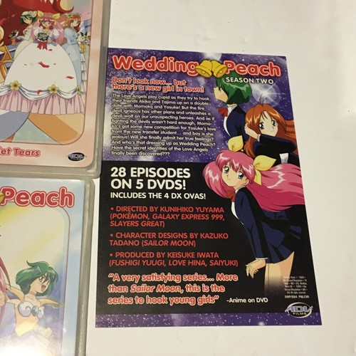 Sets DVD Wedding Peach saison 1 et 2 (DVD, 2006, lot de 10 disques) - Photo 4/7
