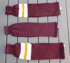 Ice Hockey Socks  8.99 each MAROON  GOLD