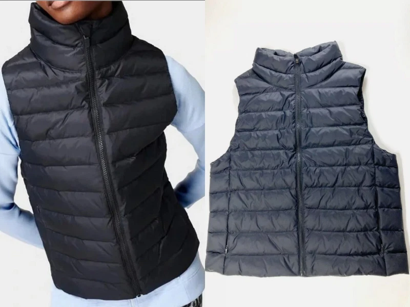 sweaty-betty pathfinder packable down vest only jacket
