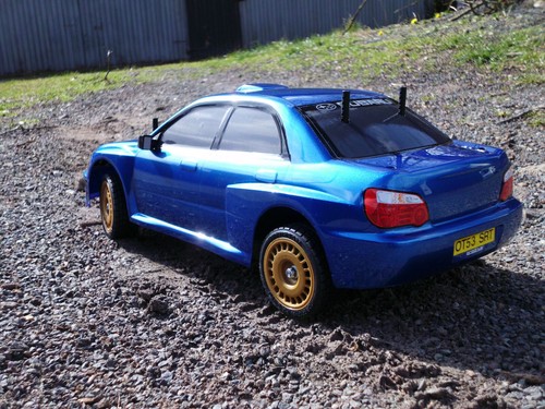 Tamiya Subaru Impreza Mexico 2004, 2,4 GHZ Fernsteue., Regler, Servo, Top - Bild 3 von 13