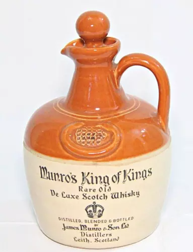 Einzigartiges Vintage Munros King of Kings Deluxe Porzellan Whiskey Glas aus Schottland - Bild 6 von 24