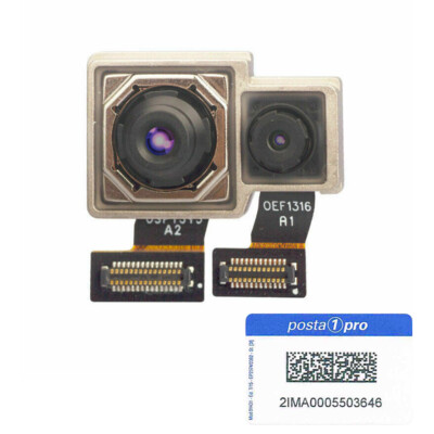 Vetro Posteriore Fotocamera Per Xiaomi Redmi Note 8 Pro – Nero, Ricambio Originale - Foto 3
