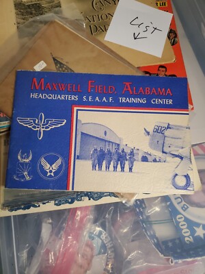 Maxwell field traing center Alabama booklet 1943