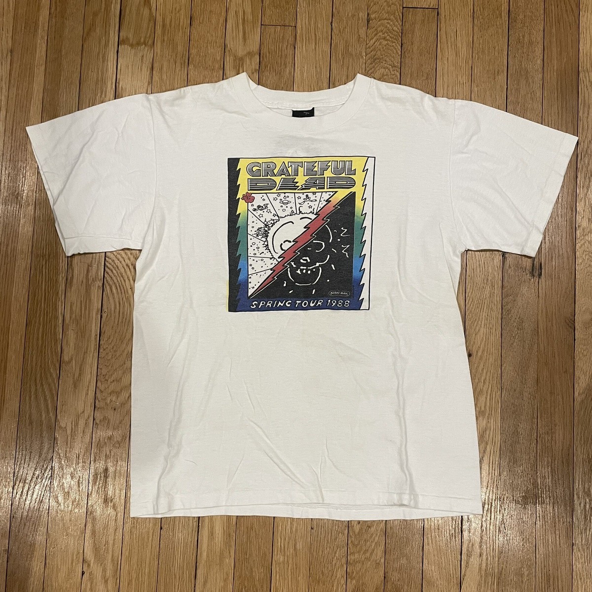 Rare Vintage 1988 Grateful Dead Summer Tour Peter Max T-Shirt Size