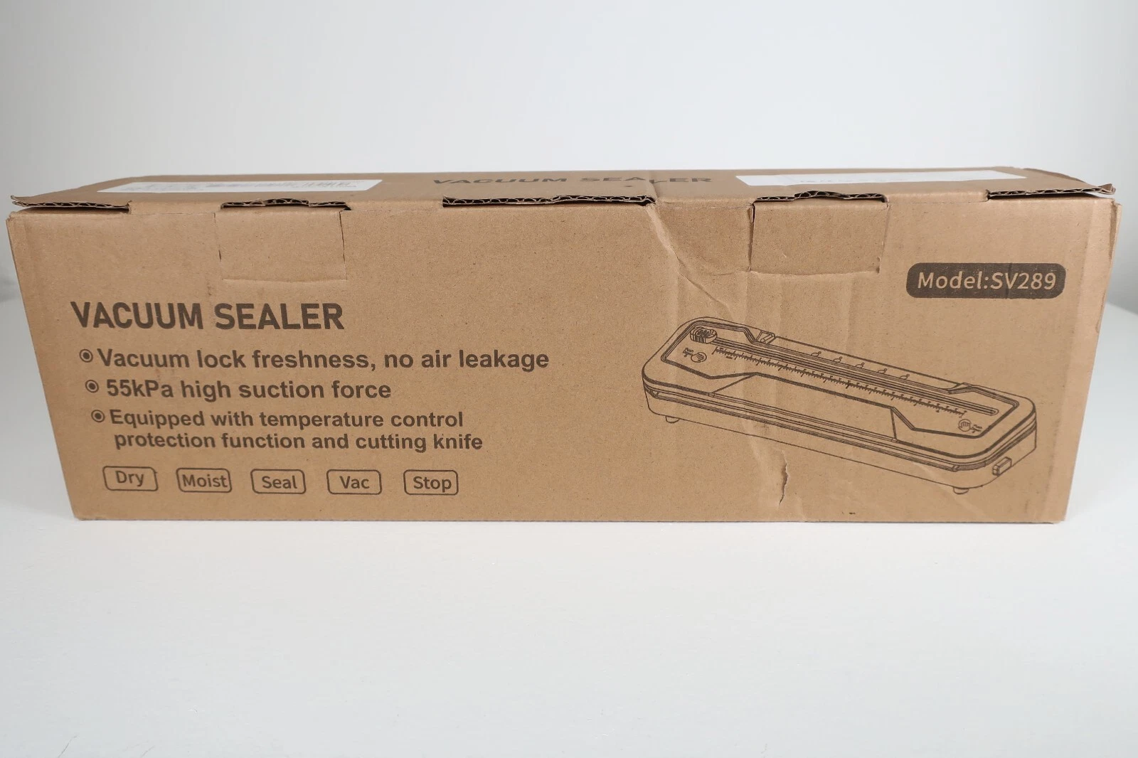 Vacuum Sealer Machine Food Temperature Control (Sv289-55kPa suction)