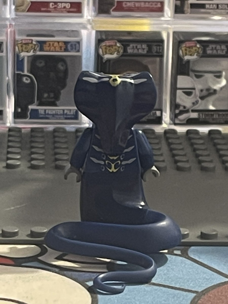 LEGO NINJAGO SKALES SNAKE blue minifigure 9444 9446. Lego Blue