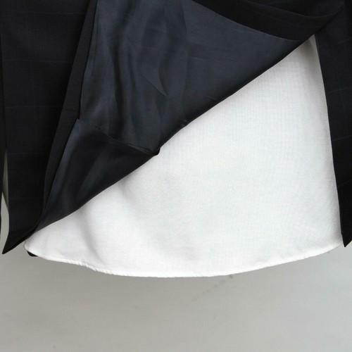 Borelli Classic Lanificio di Schio Super 120 Navy Windowpane Sport Coat Hombre 46M - Imagen 11 de 12