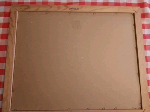 Quadro paesaggistico vintage Nora De Bolt firmato 22X16 bellissimi colori pastello - Foto 5 di 6