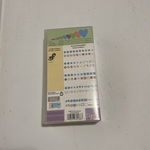 Cricut Provo Craft Cartridges Accent Essentials Shapes Complete With Box Unused - Picture 4 of 4