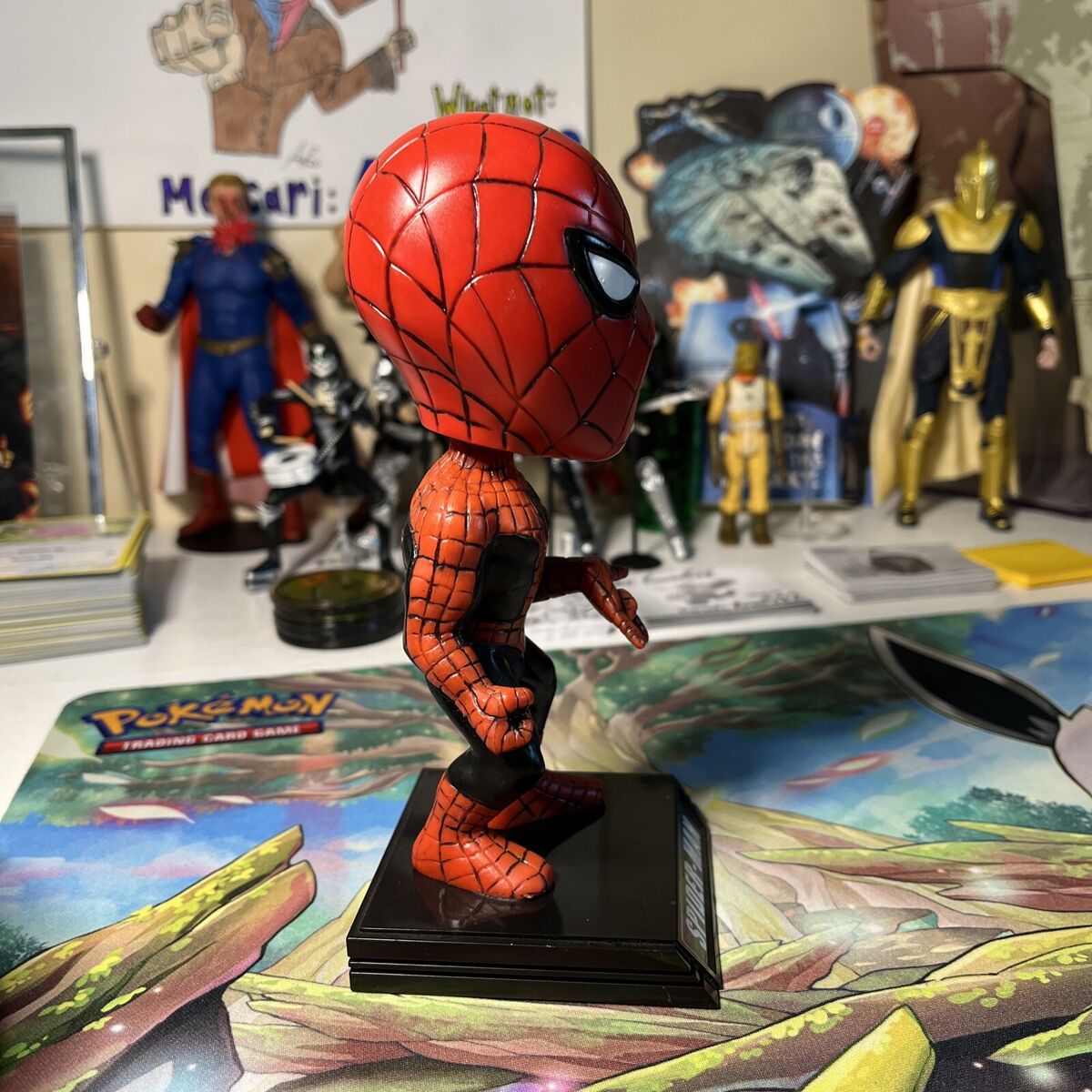 Funko Wacky Wobbler Marvel The Amazing Spiderman SDCC 2008 Funko Wacky Wobbler Marvel The Amazing Spiderman SDCC 2008