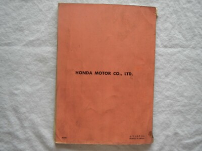 1968-1973 Honda CB CL 250 350 Shop service manual | eBay
