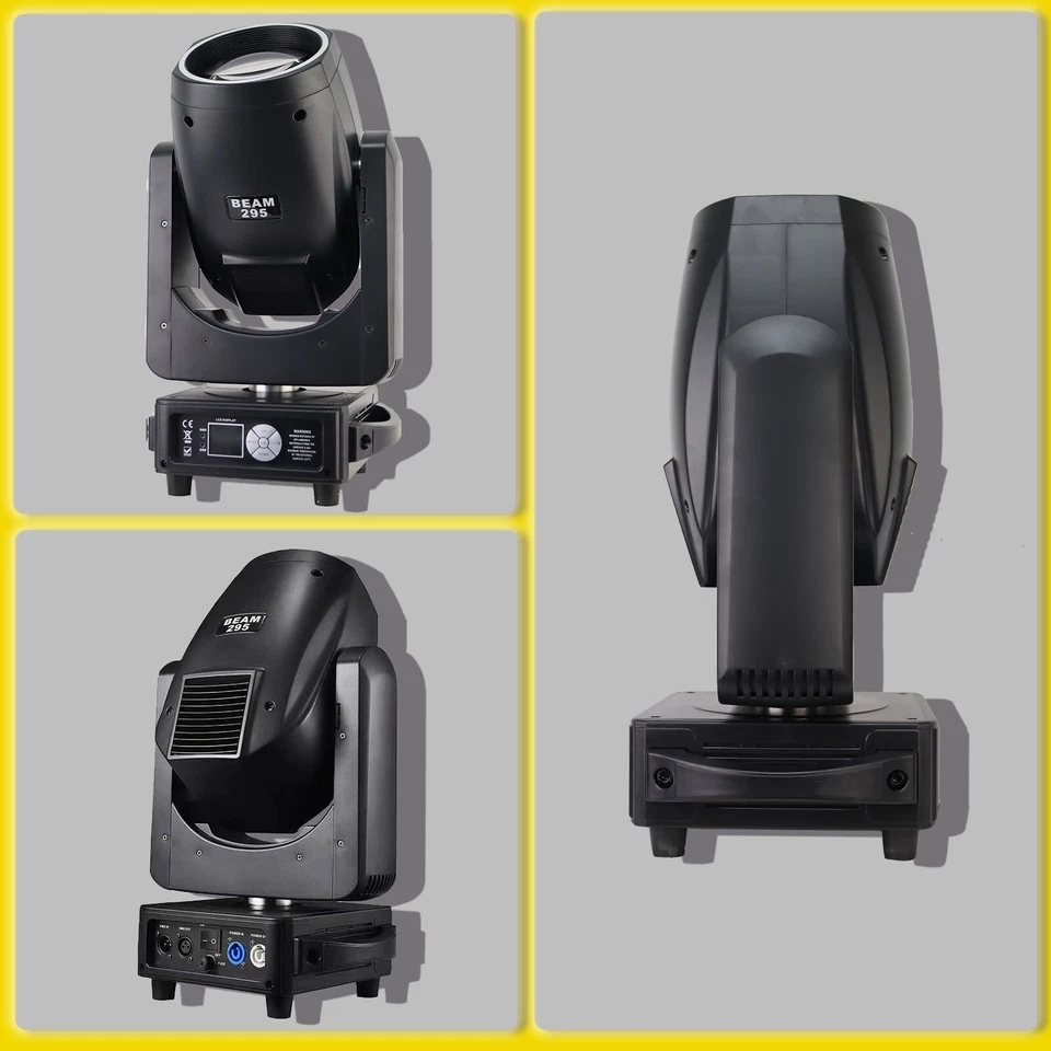 14R 295W Moving Head Beam Light 14 Gobos 14 Colors 48+8 Prism DMX Disco Stage - Image 2 of 4