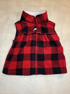 carter's buffalo plaid vest