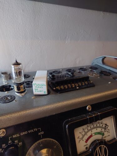 Lot of 1 Matsushita 12AX7 ECC83 TV-7 Tested Min VACUUM TUBE O-Getter Short Plate - Picture 6 of 12