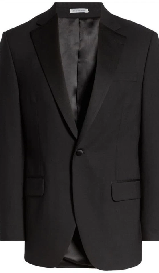 Peter Millar Black Tuxedo Size 42 Regular MSRP $1098 - Image 3 of 4