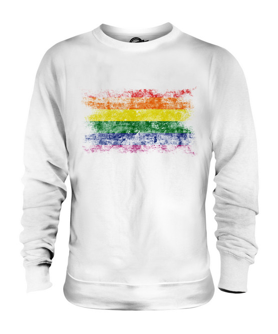Sweatshirt Gap Pride Clothing GAY PRIDE DISTRESSED FLAG UNISEX