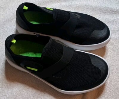 OOFOS OOmg EeZee Low Mens Size 9 Black Casual Walking Slip On Recovery Shoes Oofos Oomg Eezee | eBay main image 4