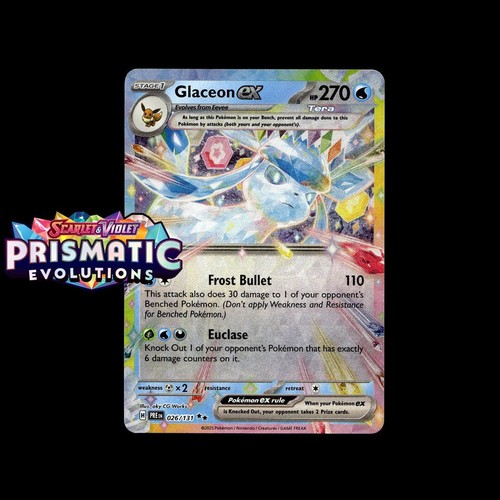 Pokemon Prismatic Evolutions: Choose Your Card! Reverse Holo/Holo EX Full Art NM - Picture 31 of 173