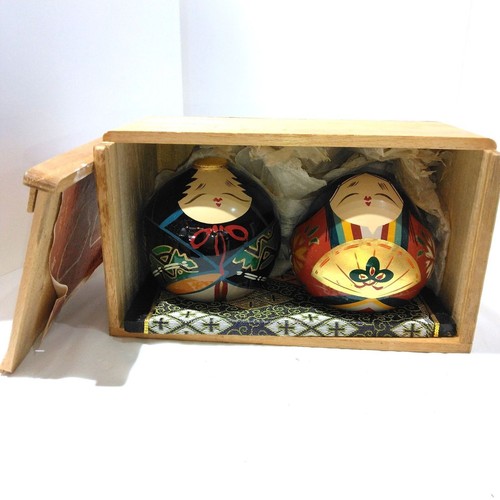 Japanese Folk Crafts Dolls, Clay Bells, Old houses, Magic Mallet etc. 19-Set FS - Foto 5 di 20