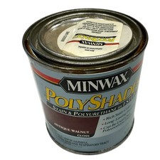 Minwax Polyshade Semi-Transparent GLOSS Oil-Based Stain Polyurethane .5 pint 8oz