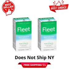 Fleet Liquid Glycerin Suppositories for Adult Constipation, 7.5 mL, 8 Bottles