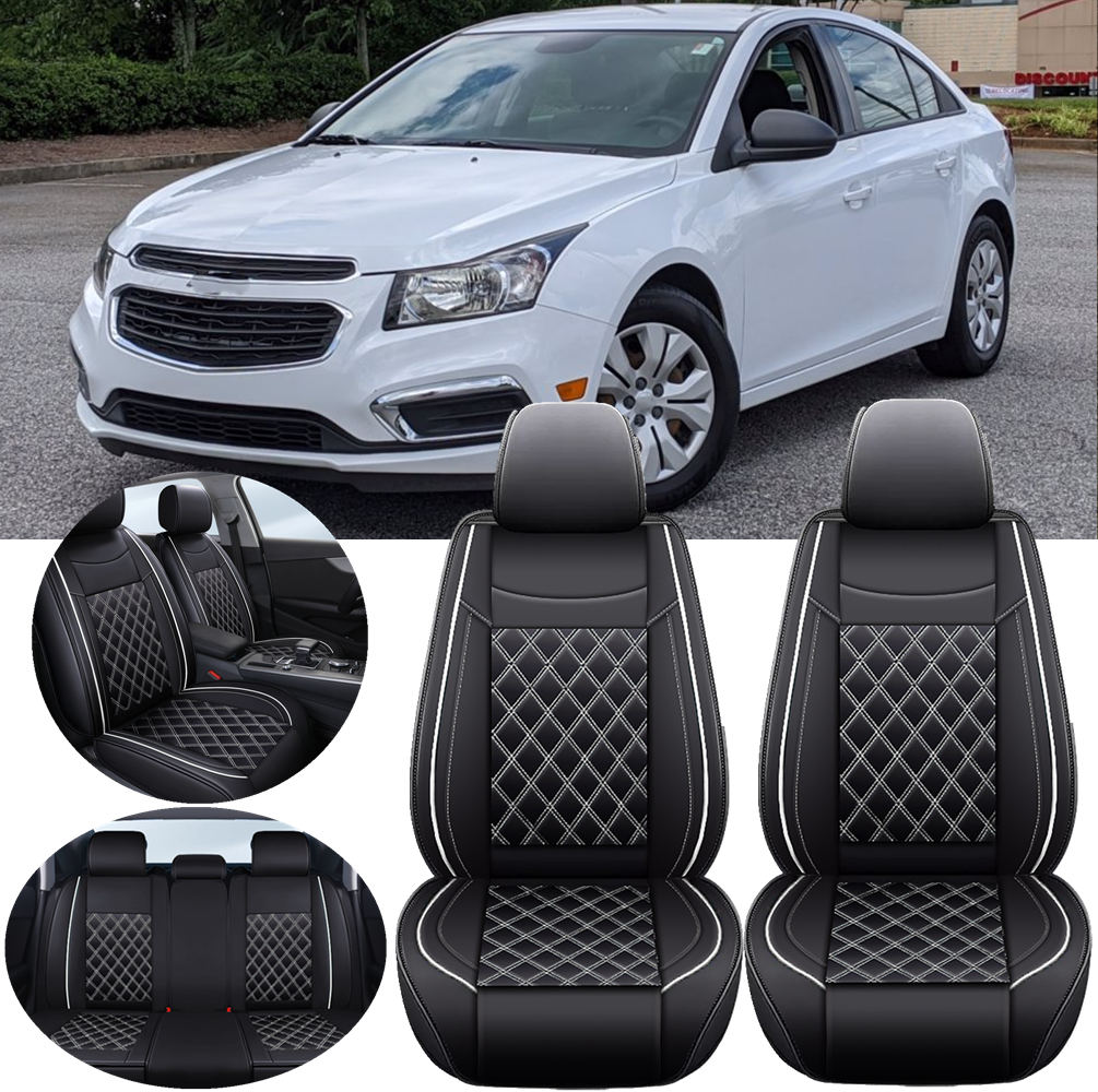 For Chevrolet Cruze Car Seat Covers Full Set PU Leather Front + Rear 5-Seater