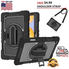 AMZER TUFFEN Case with 360 Degree Rotating Holder for Samsung Galaxy Tab S6 Lite