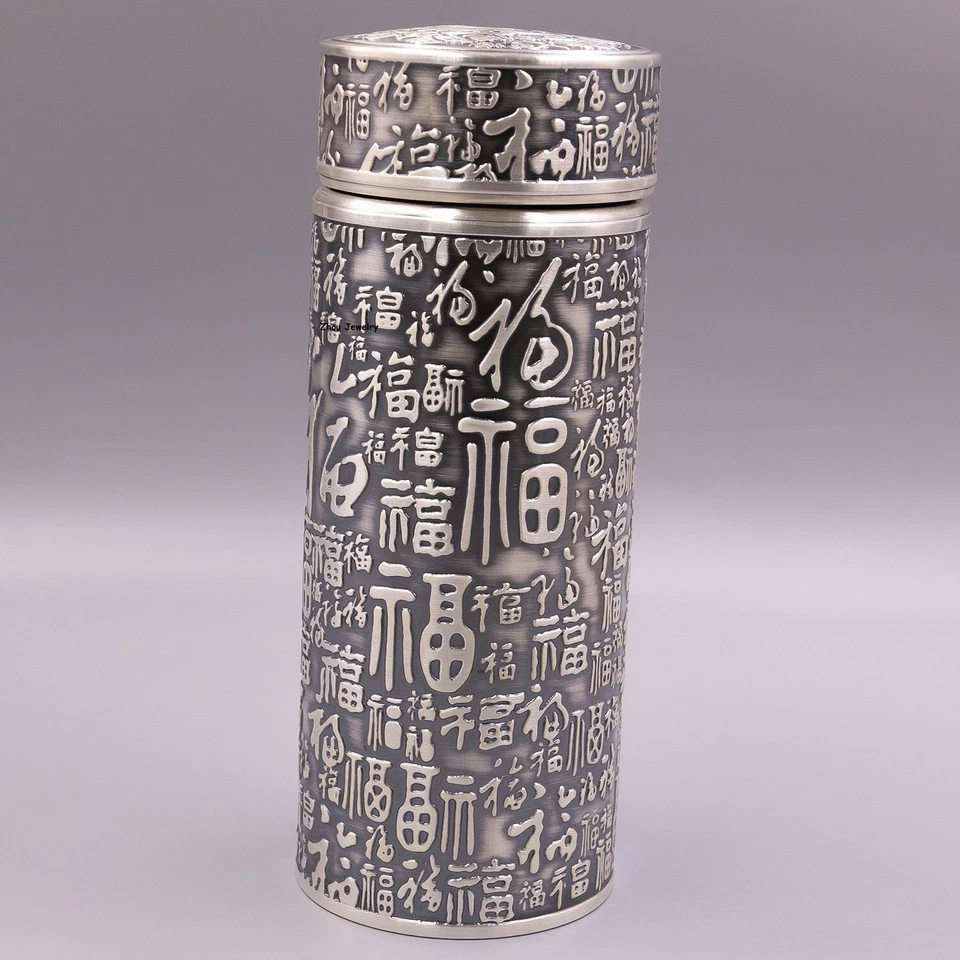 Pure S999 Fine Silver Trinkbecher Healthy All Bless Trinkflasche 75g 5,5in - Bild 4 von 4