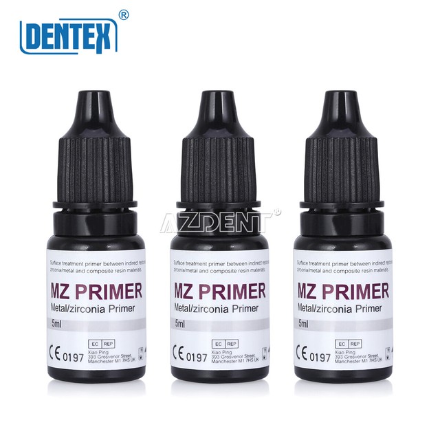 1 X Dentex Dental Bond & Repair MZ Primer Metal Zirconia Primer 5 Ml