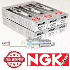 6-New NGK V-Power Copper Spark Plugs ZGR5A #5077 Made in Japan