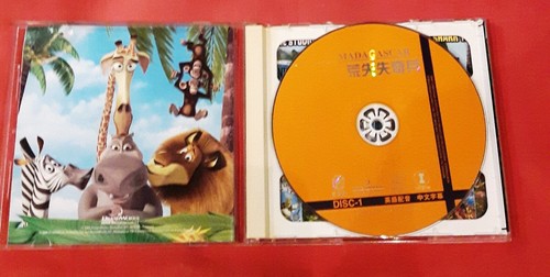 CD vidéo Madagascar Hong Kong Chine Rare 2005 DreamWorks Animation Chris Rock - Photo 3/4