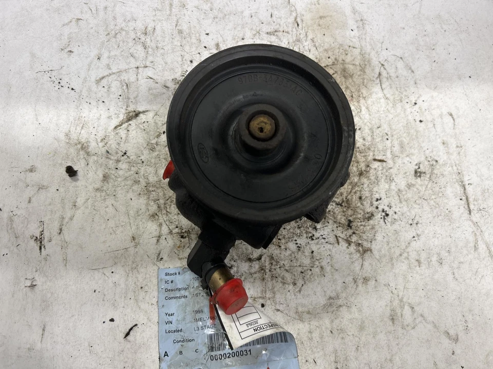 1998 MERCURY MYSTIQUE power Steering Pump 4 cylinder 61k miles OEM 98 99 - Image 2 of 4