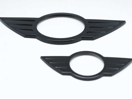 Glossy Black Emblem Badge Cover For Mini Cooper Countryman R60 Mk1 - Picture 12 of 12