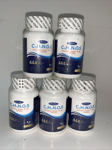 HWGONXL C₁₅H₁₃N₃O₄S 99.99% Purity Laboratory-Tested Capsules 444mg 90ct 5PACK