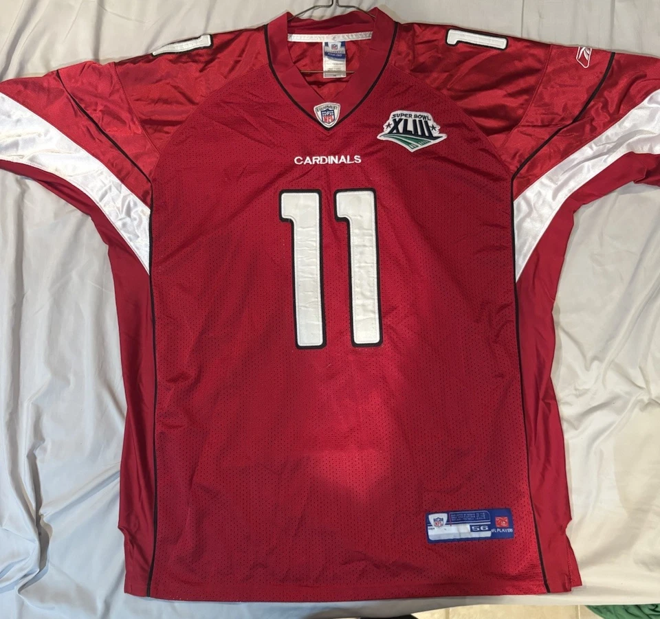 Reebok On Field 56 Larry Fitzgerald Jersey Super Bowl 43 Jersey - Image 2 of 4