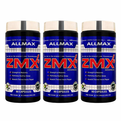Allmax Nutrition ZMX2 Advanced 90 caps Pack of 3