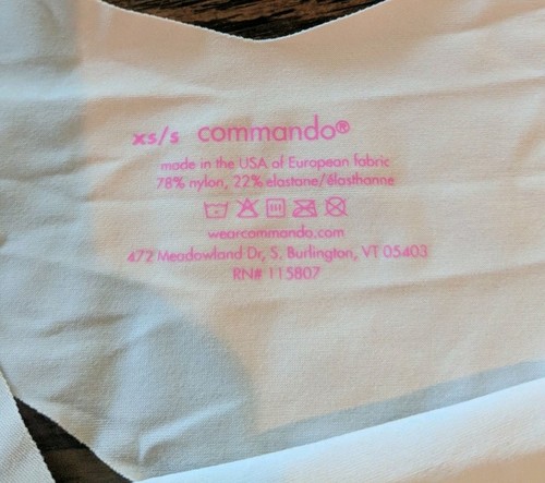 Commando L5215 Women True Nude Solid Thong Sz XS/S NWT - Bild 3 von 4
