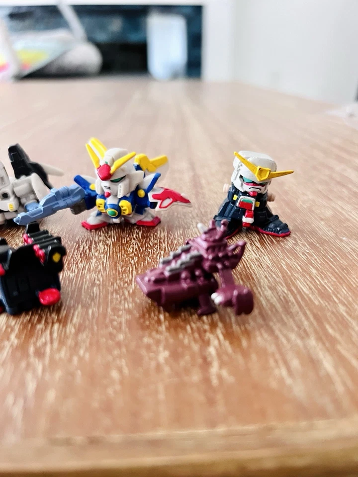 Vintage BANDAI Gashapon SD Gundam Superior Defenders 7x Lot Toy Figure Japan - Image 4 of 4