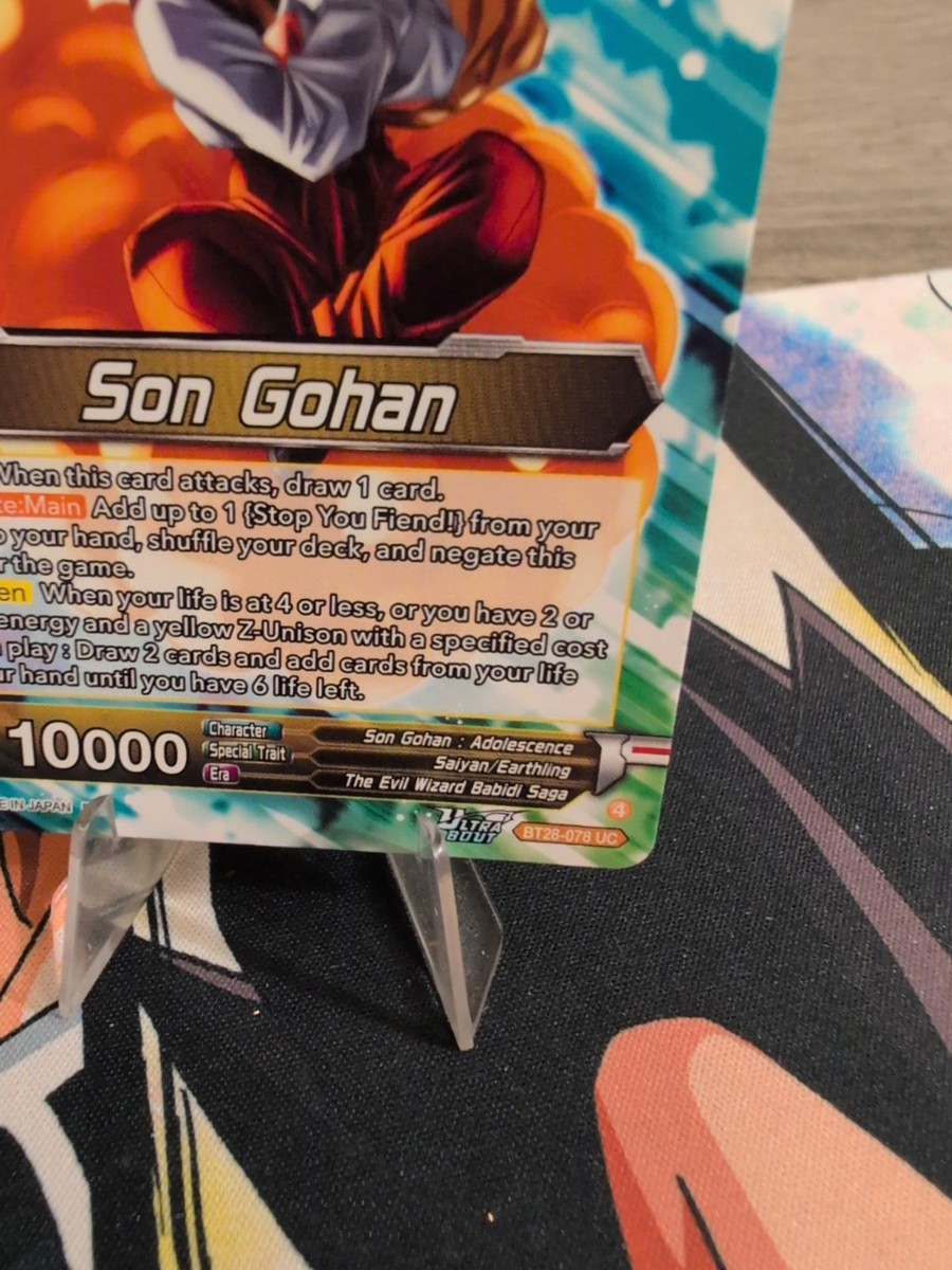Great Saiyaman Love Of Justice BT28-078 Foil Prismatic Clash