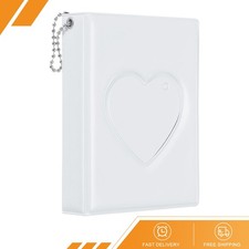 3" Mini Photocard Binder Album with 32 Pocket for Collection White