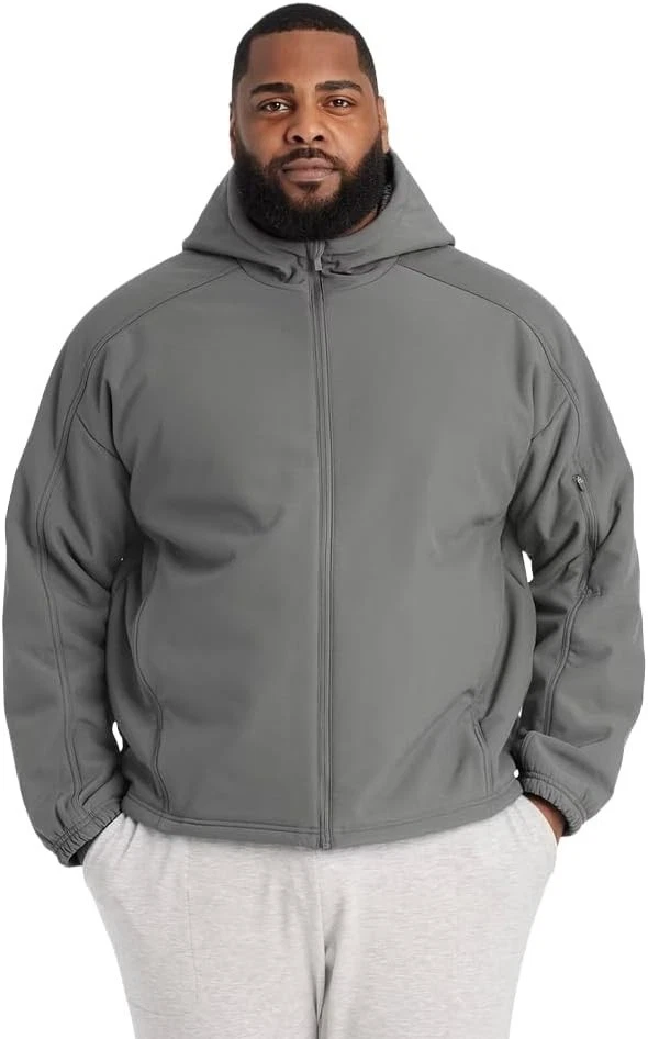 All In Motion Men's High Pile Fleece Lined Jacket - Gray - 2XL - NEW