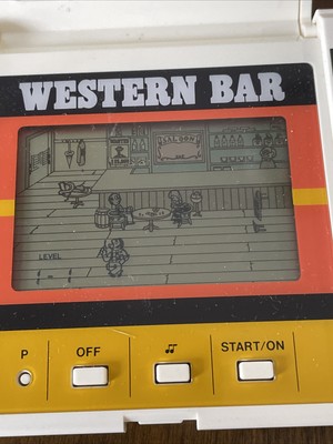 WESTERN BAR CASIO GAME TESTED & WORKING CG-300 Japan 1984