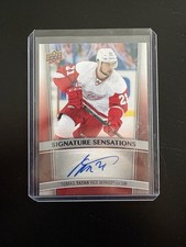 2015-16 Upper Deck Tomas Tatar Signature Sensations Auto #SS-TT Red Wings