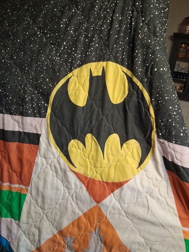 "Edredón Batman Joker 79""x 109"" DC Comics de colección 1989 hecho en EE. UU. - Imagen 2 de 8