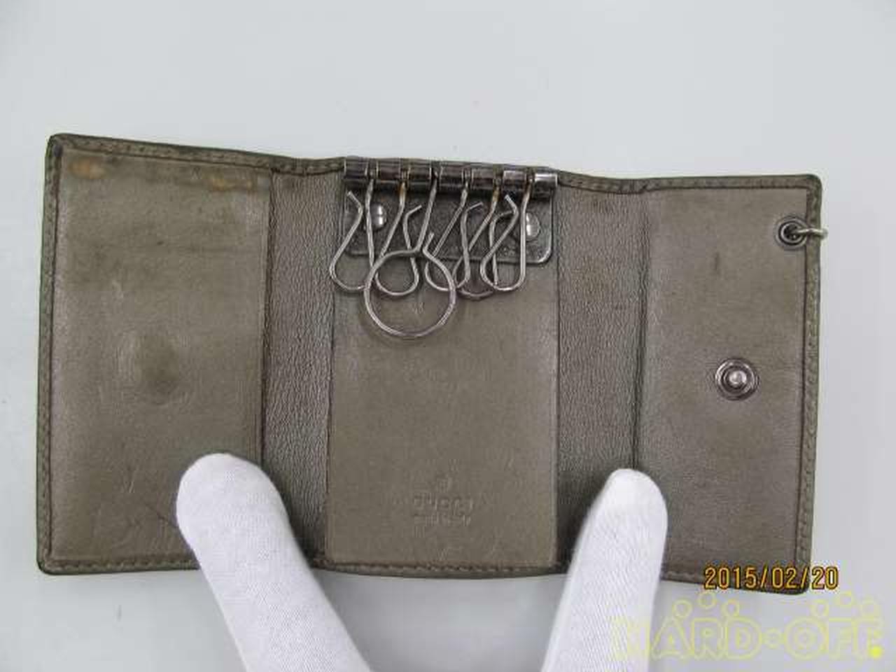 Key Case Model GG Pattern Gold GUCCI - image 2