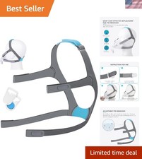 Replacement Headgear with Magnetic Clips for AirFit F30  F20 Masks - Ultra Soft