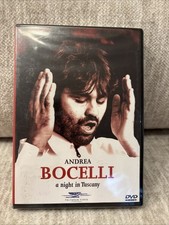 Andrea Bocelli - A Night in Tuscany (DVD, 1997) Polygram Video Live Concert [NEW