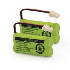 2 Pcs BT183342/BT283342 2.4V 400mAh Battery For BT166342/BT266342 CS6709 CS6609