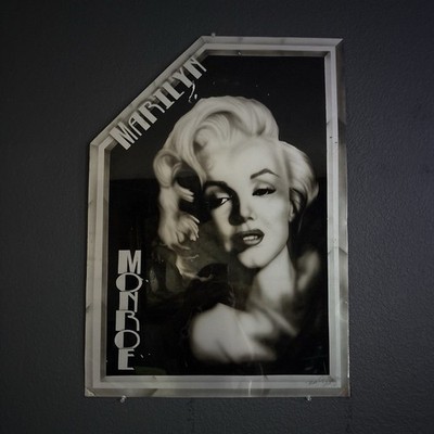 Marilyn Monroe Pop Art Print Portrait Metal Medium 31 x23 