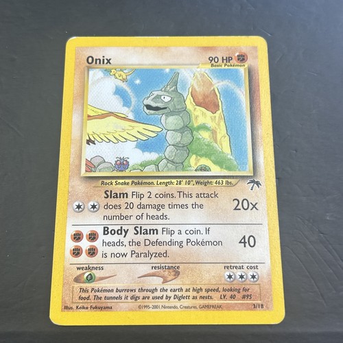 Onix 3/18 Southern Islands Pokemon
